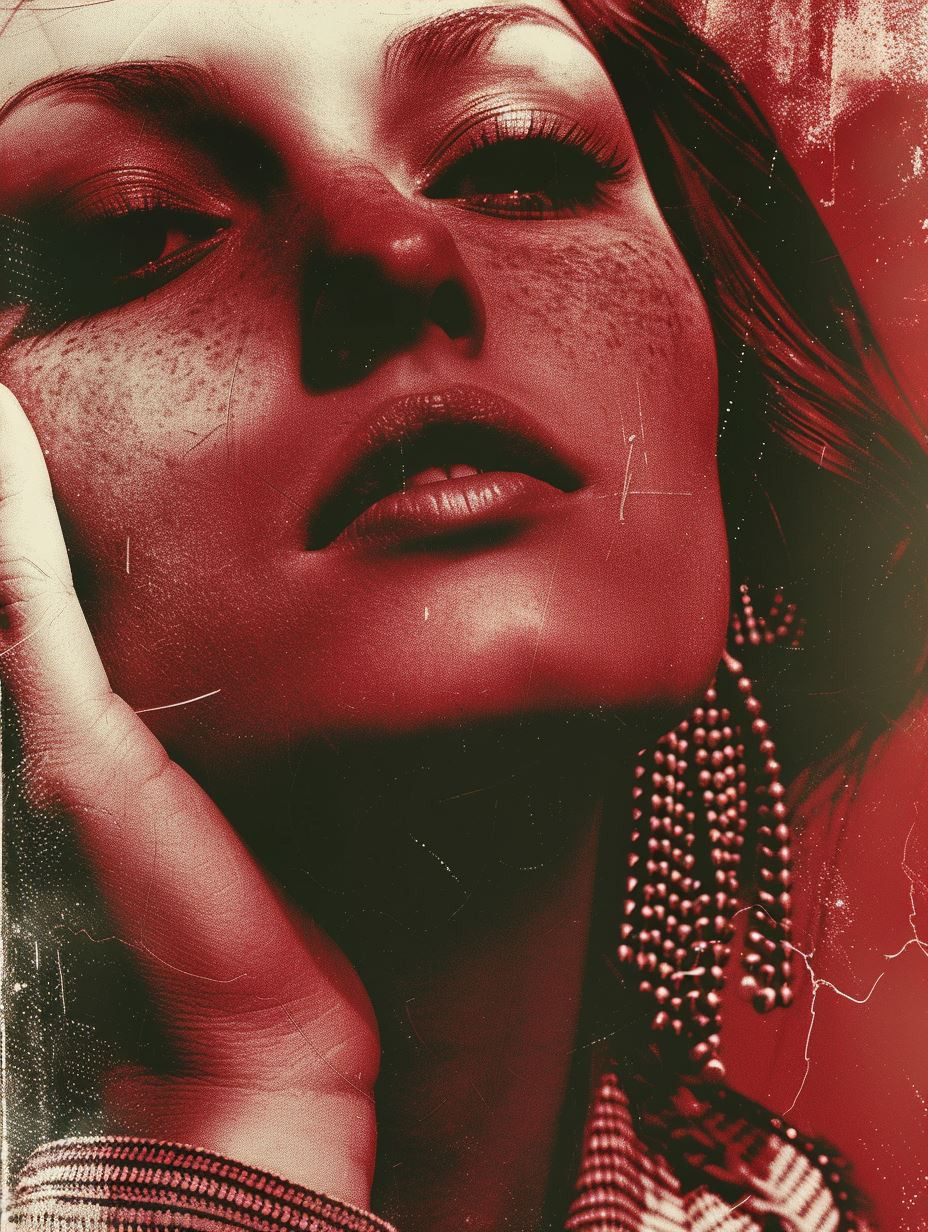 Crimson Noir Ethereal Portraits - Image 4