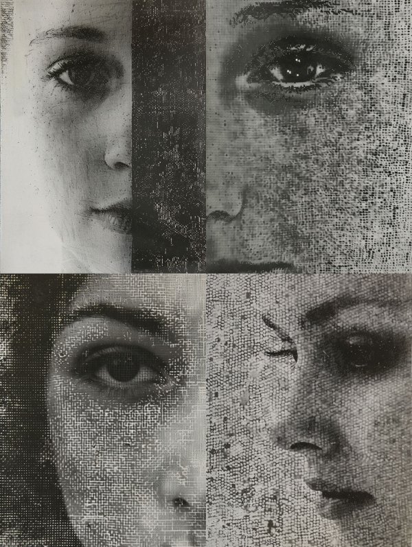 Fragmented Gaze in Monochrome