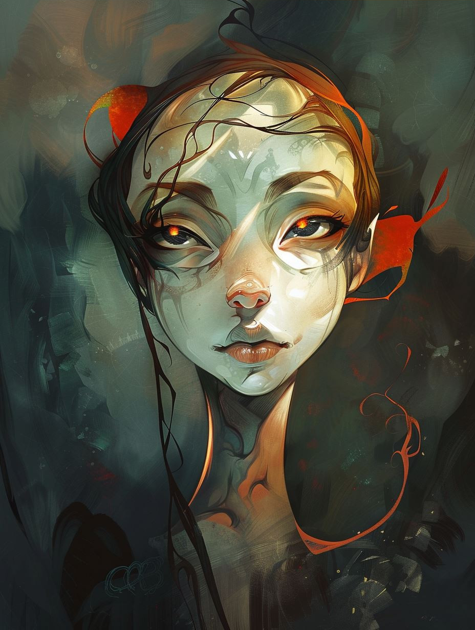 Ethereal Spirits of Fire and Shadow - Image 3