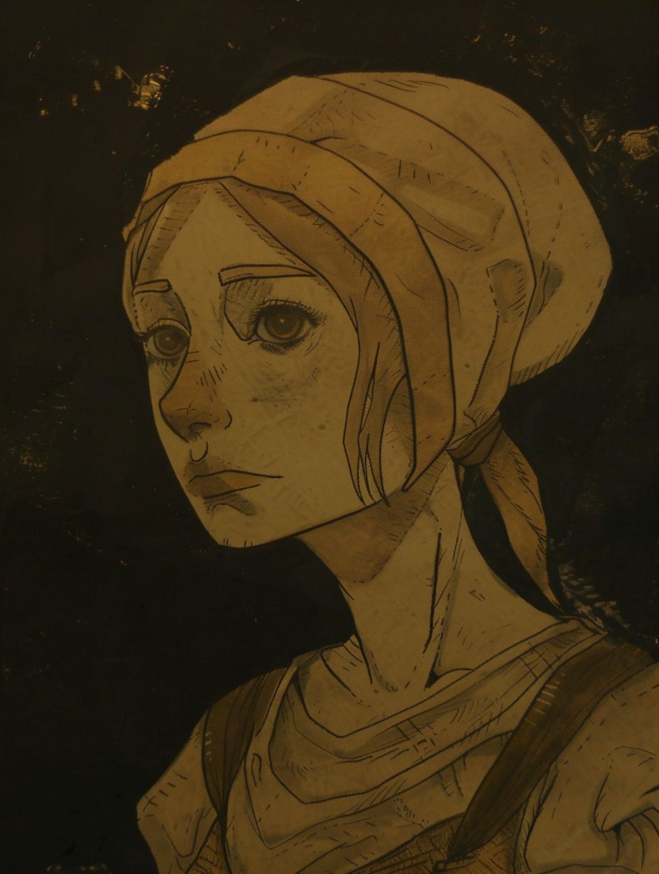 Melancholy in Olive Hues - Image 4