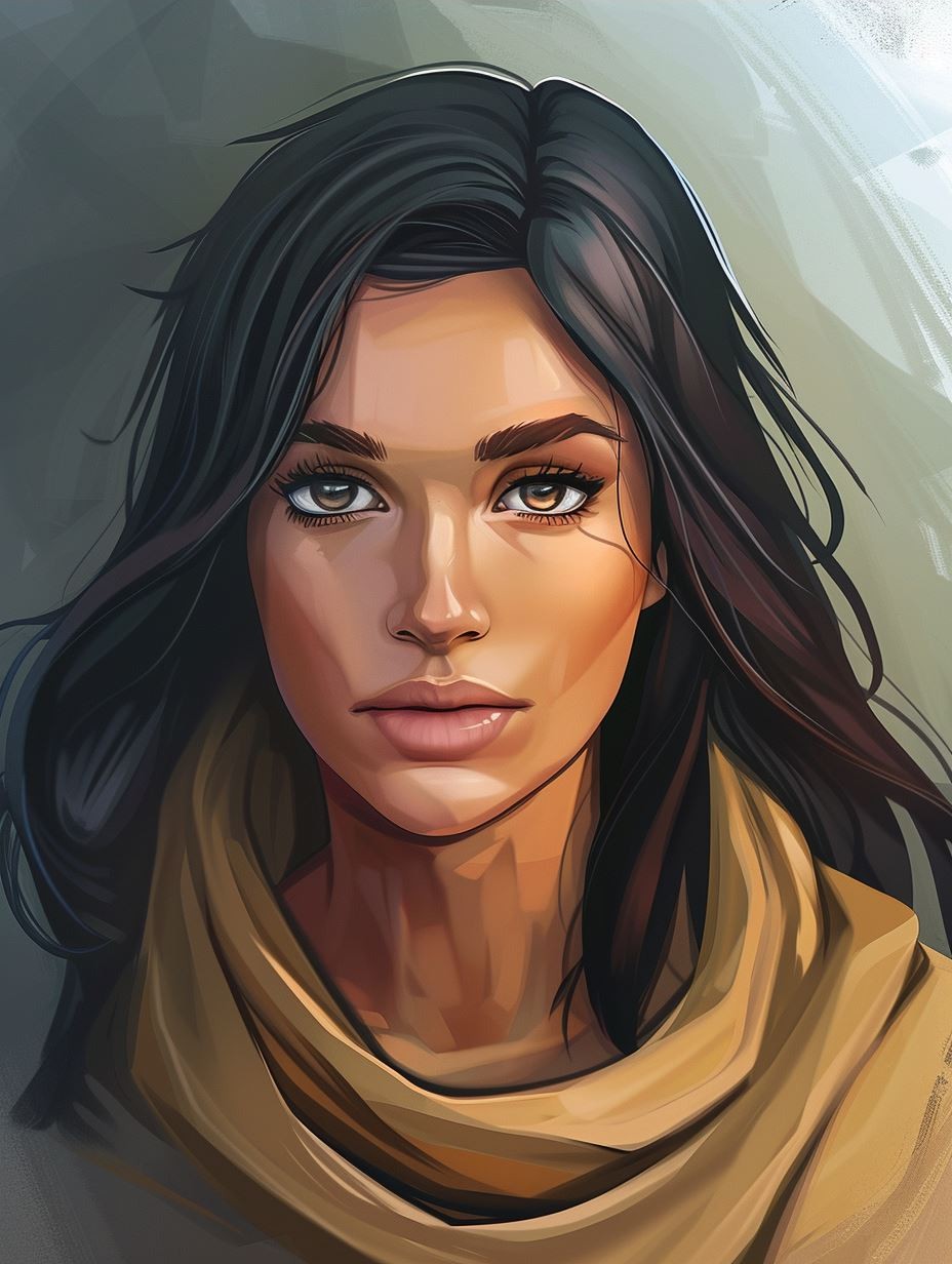 Ethereal Portrait of Sunlit Grace - Image 4