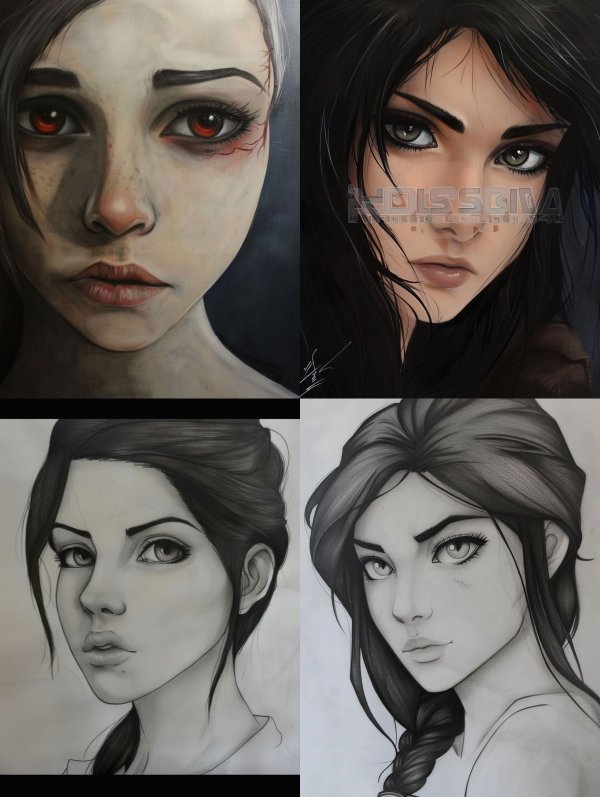 Haunting Gaze of Crimson Eyes