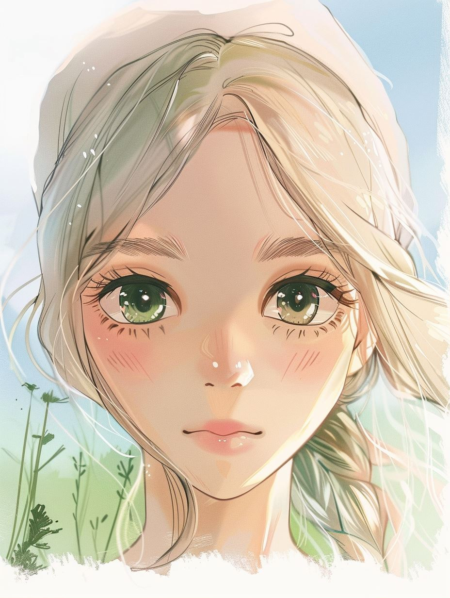 Ethereal Visions of Anime Beauty - Image 1