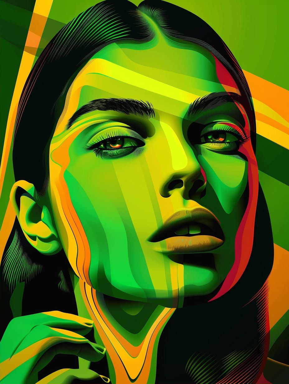 Emerald Waves of Surreal Beauty - Image 2