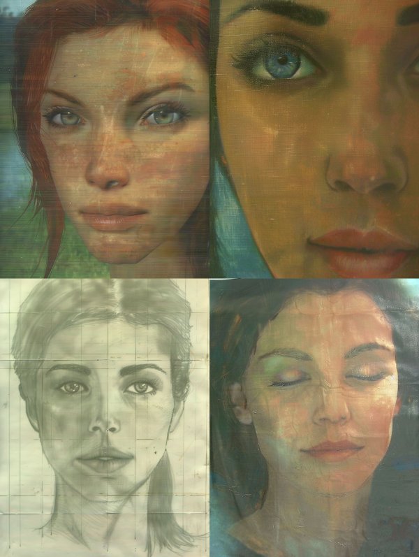 Ethereal Gazes: A Portrait Study