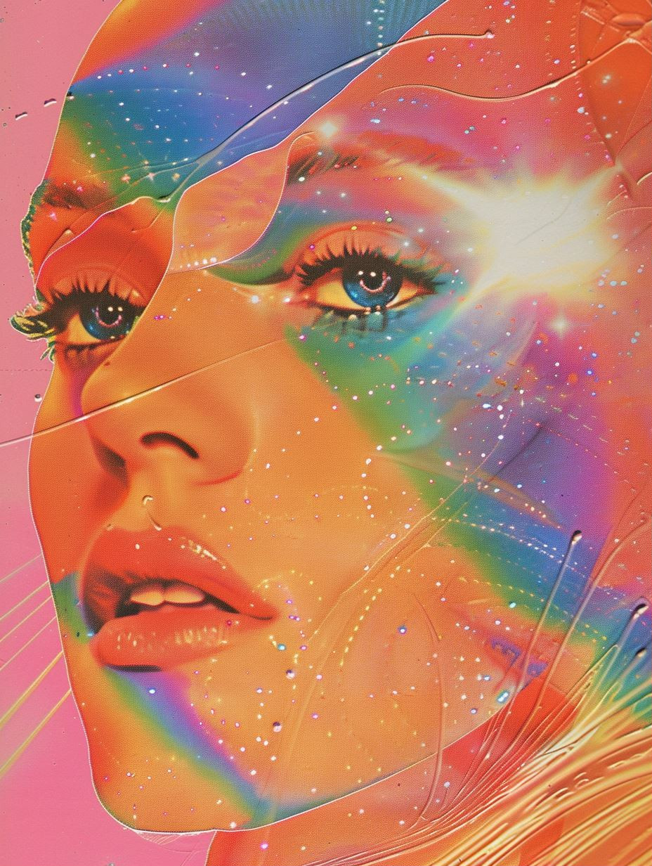 Cosmic Prism Portrait Study - Image 1
