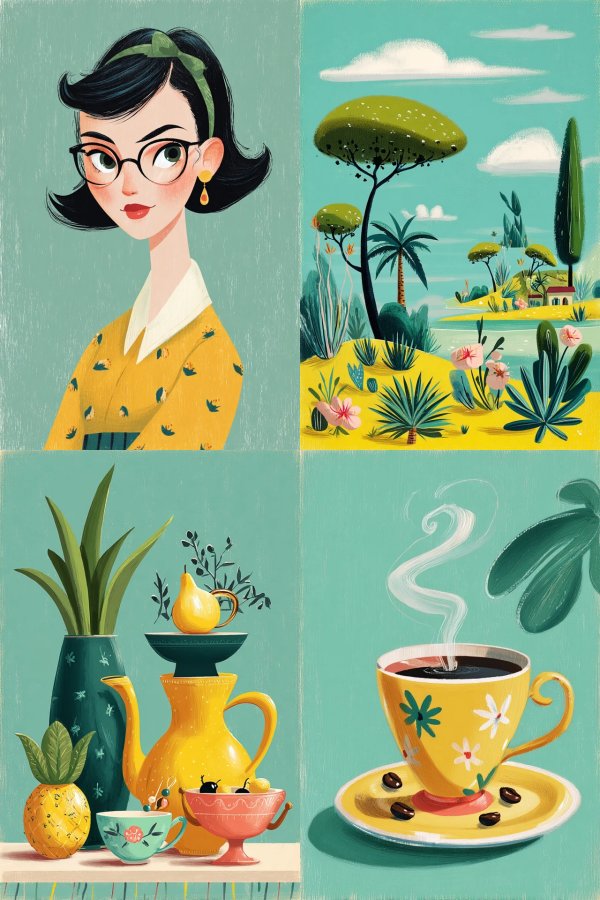 Vintage Chic Illustration