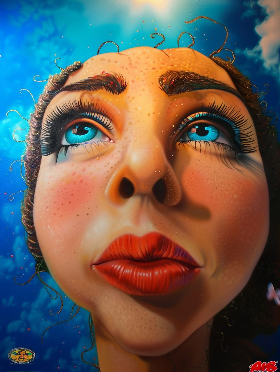 Surreal Dreams of Azure Gazes - Image 1