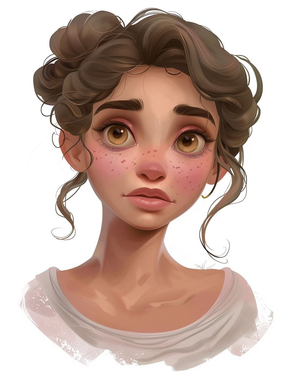 Ethereal Gaze: Digital Portrait Studies - Image 3