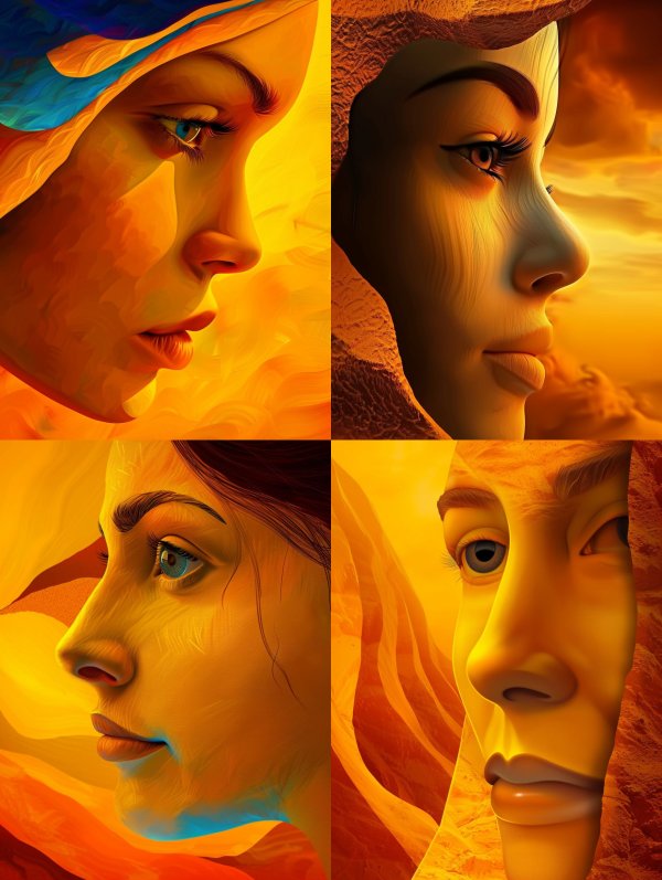 Golden Hour Desert Portraits