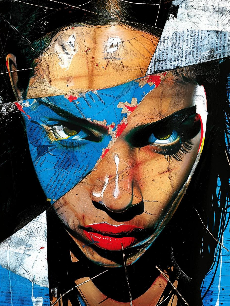 Fragmented Azure Portrait Series - Image 2