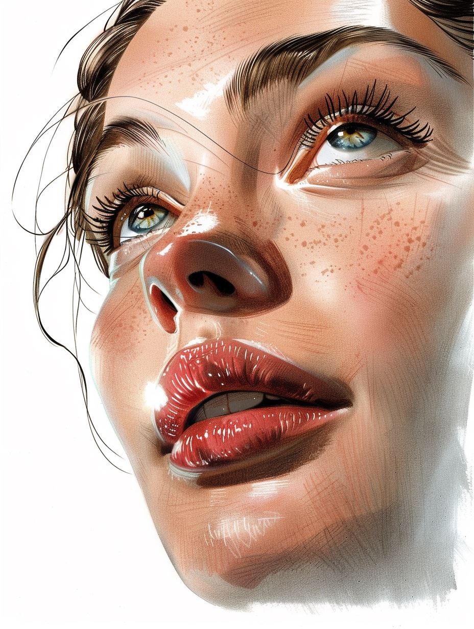 Luminous Freckled Gaze - Image 2