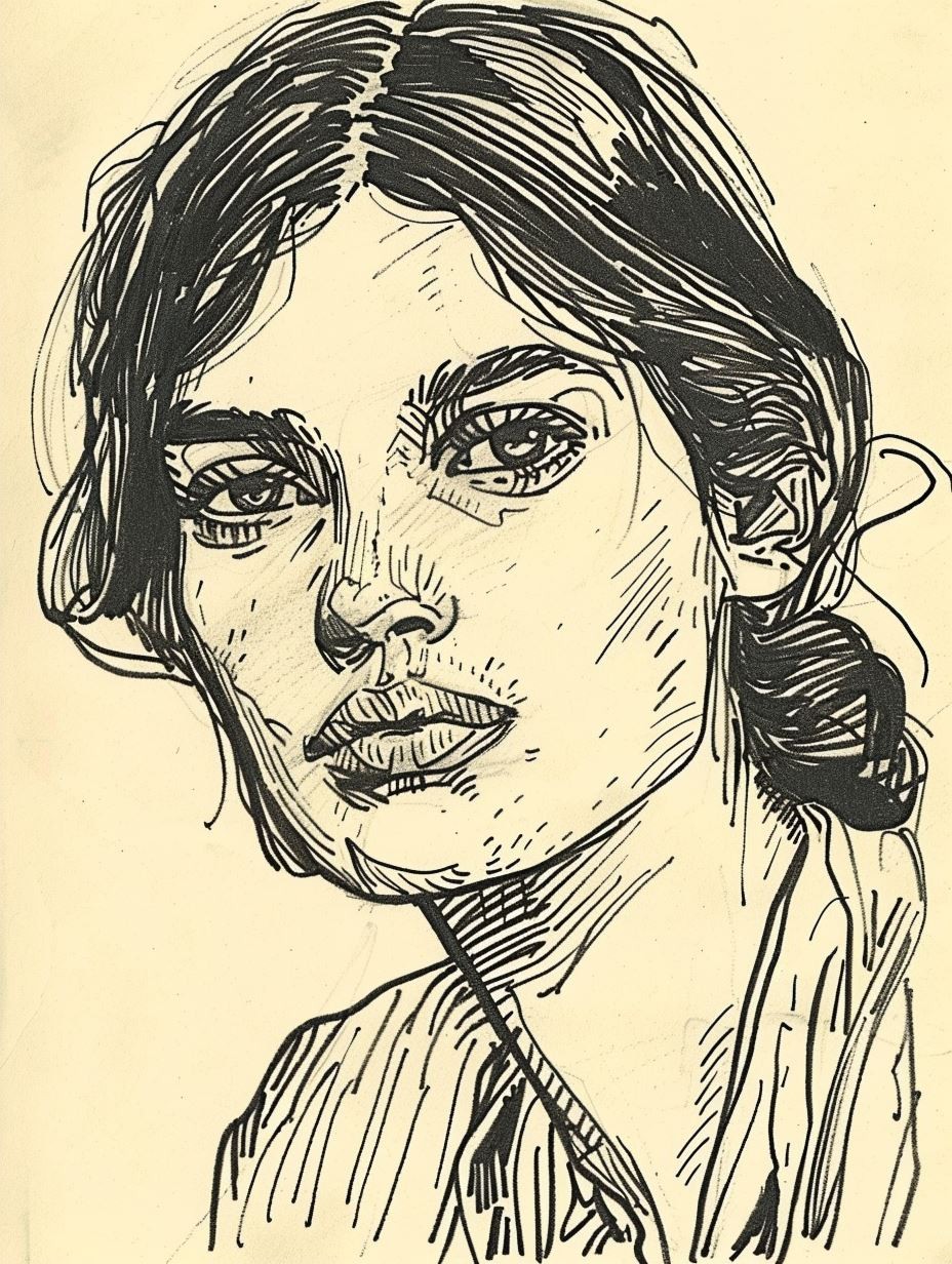 Ink Visions: Four Female Portraits - Image 2