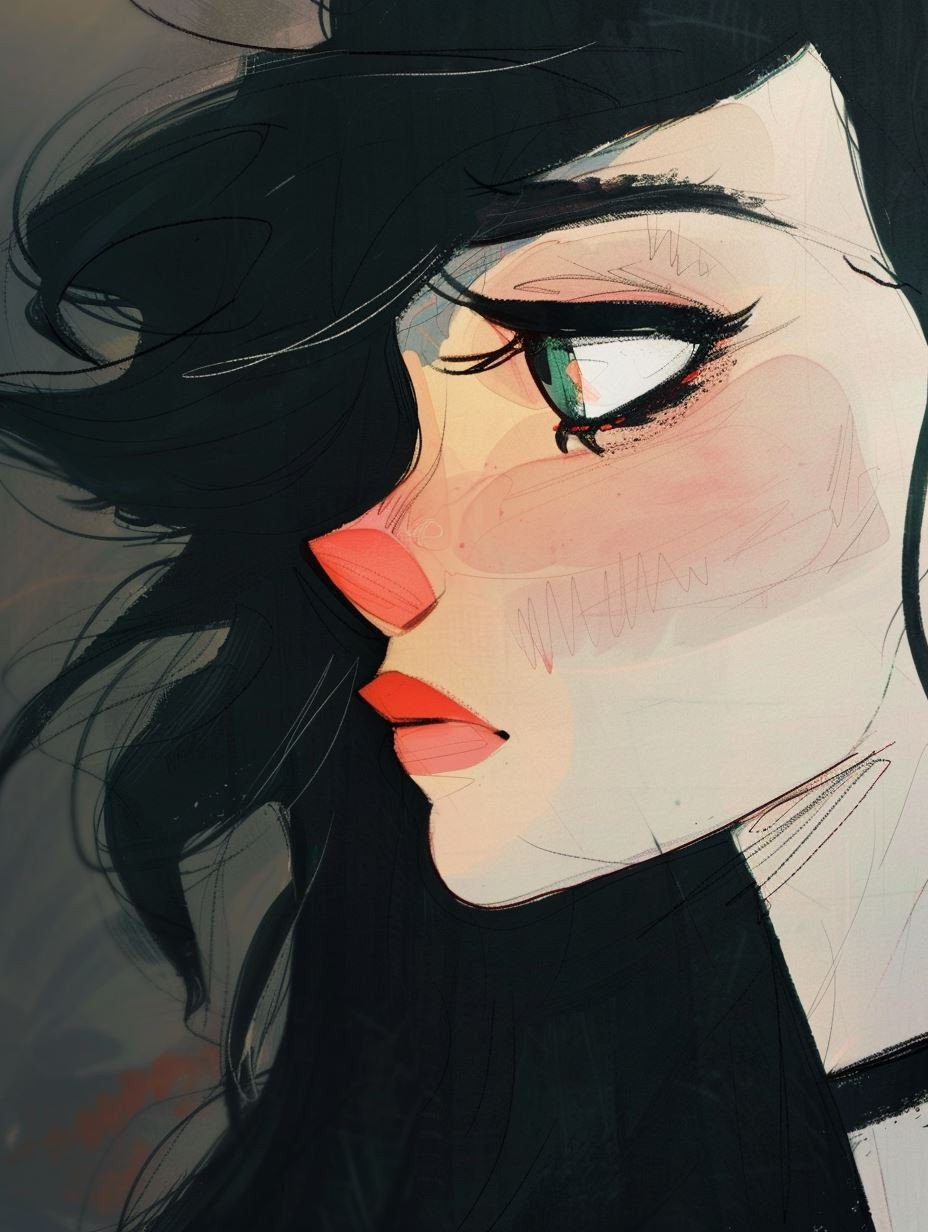Melancholic Modern Digital Portraits - Image 2