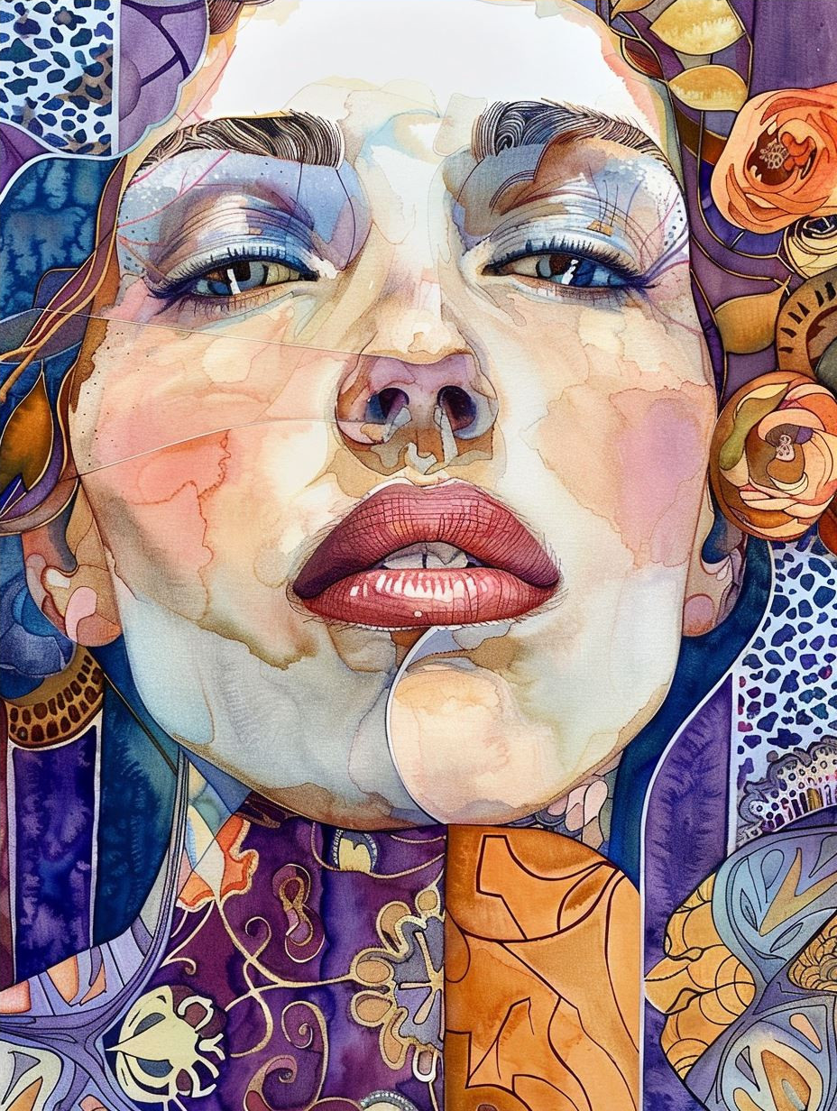Vibrant Surrealist Portrait Studies - Image 4