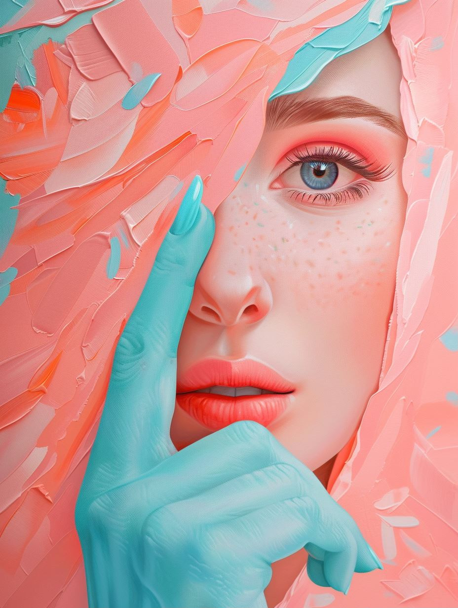 Pastel Impasto Portrait Fusion - Image 1