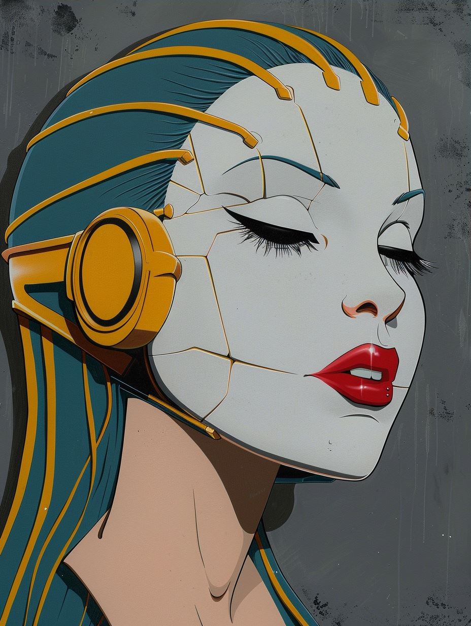 Modern Pop Art Femme Fatale - Image 3