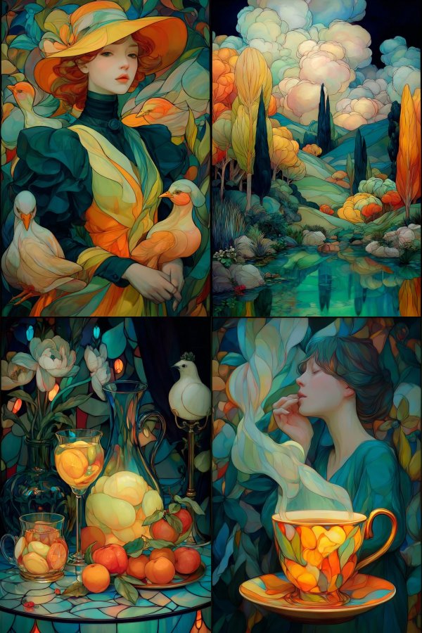 Autumnal Avian Elegance