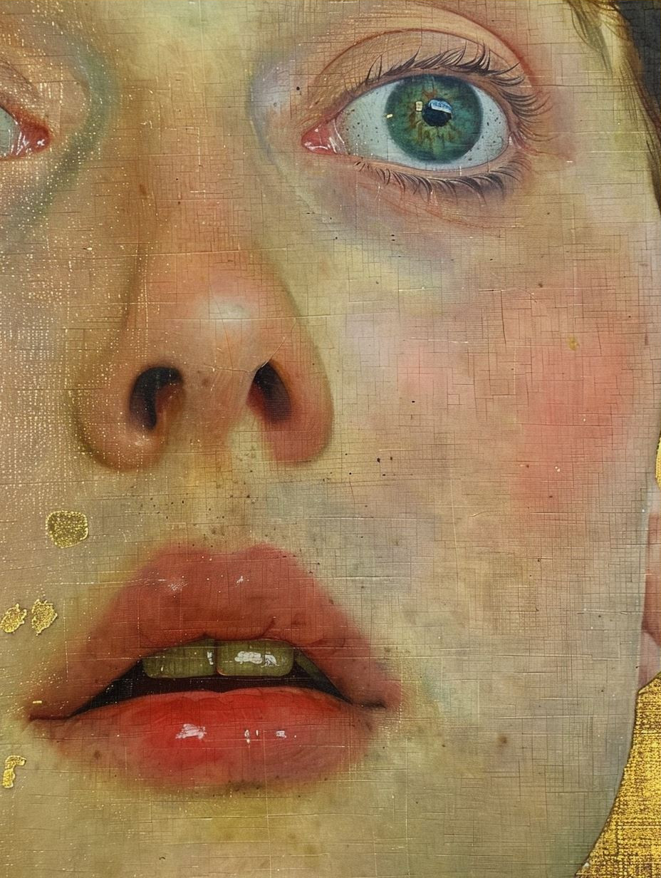 Ethereal Gaze Classical Portraiture - Image 3