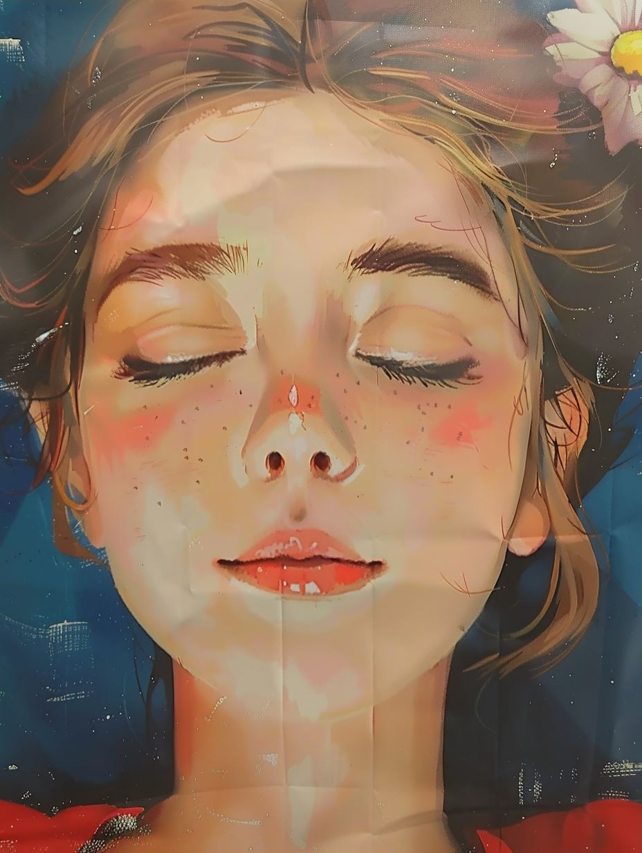 Ethereal Gaze of Starlit Dreams - Image 3