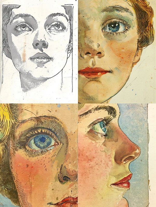 Evolution of a Portrait Study