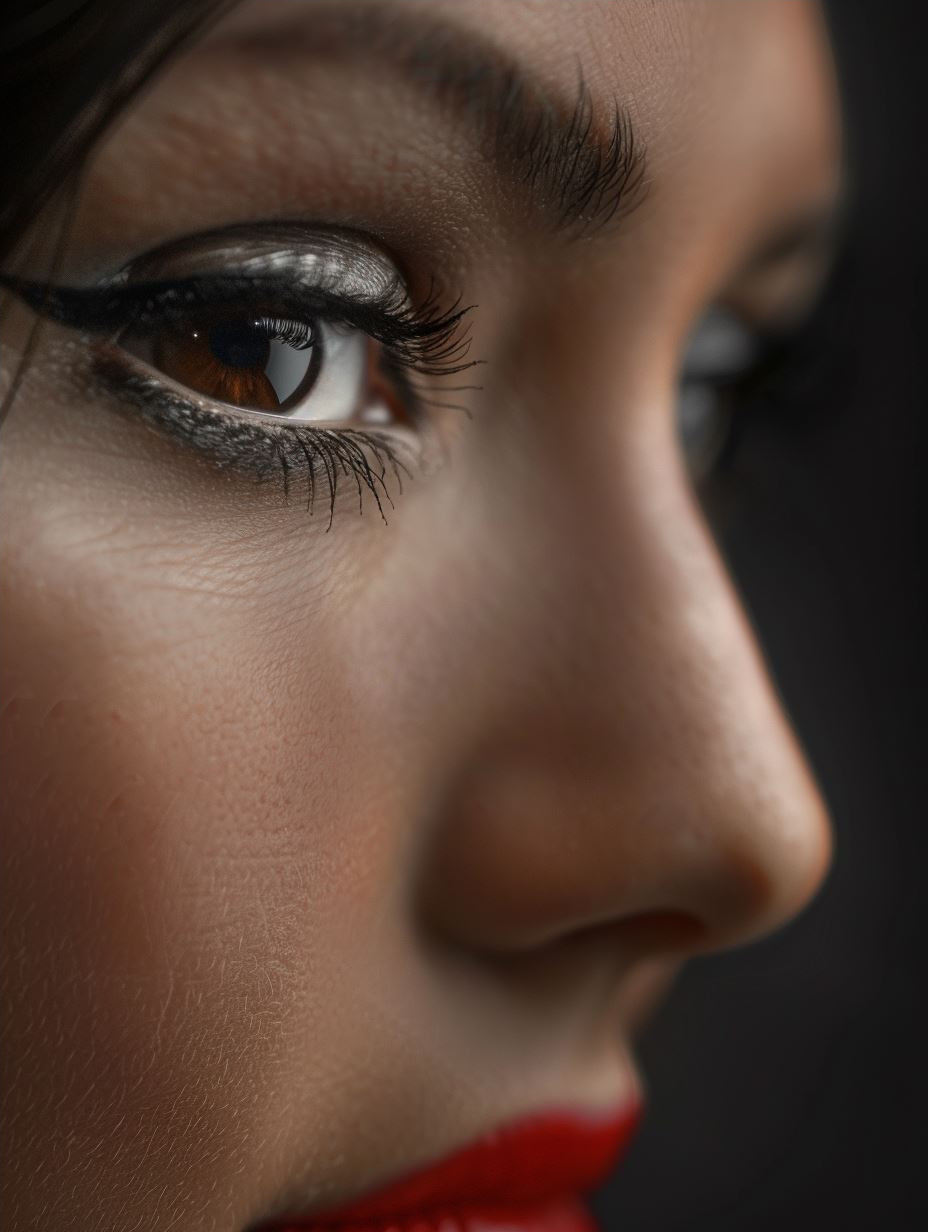 Ethereal Gaze: A Study in Contrast - Image 4
