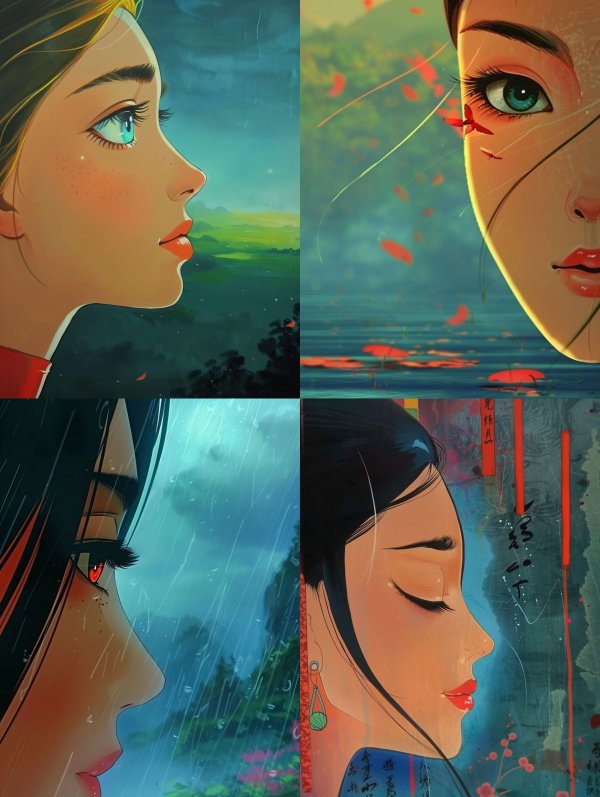 Melancholy Echoes of Azure Dreams