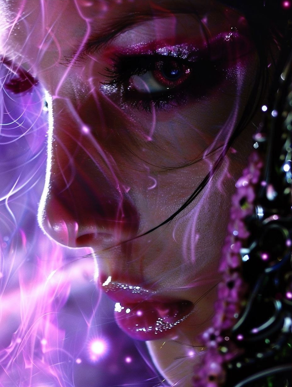 Neon Ethereal Gaze - Image 3