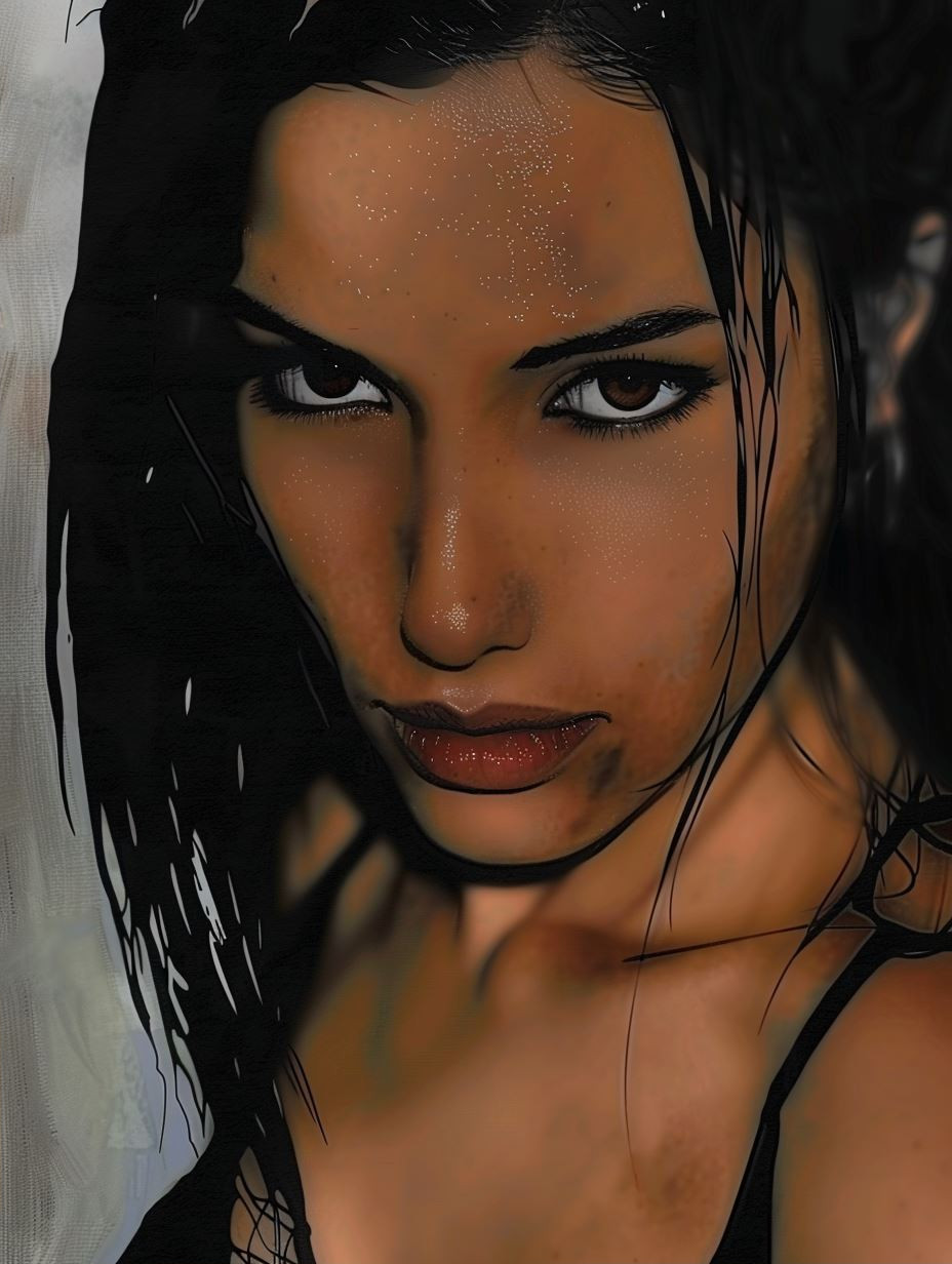 Moody Digital Oil Portraiture - Image 2