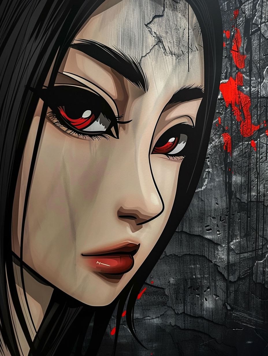 Dark Ethereal Gothic Anime Portraits - Image 2