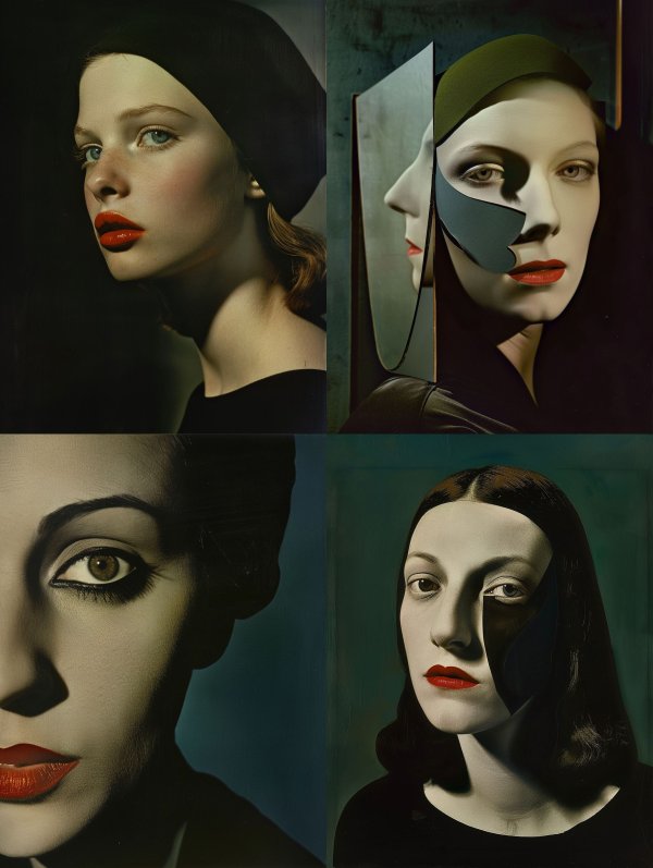 Shadows of Surrealist Feminine Grace