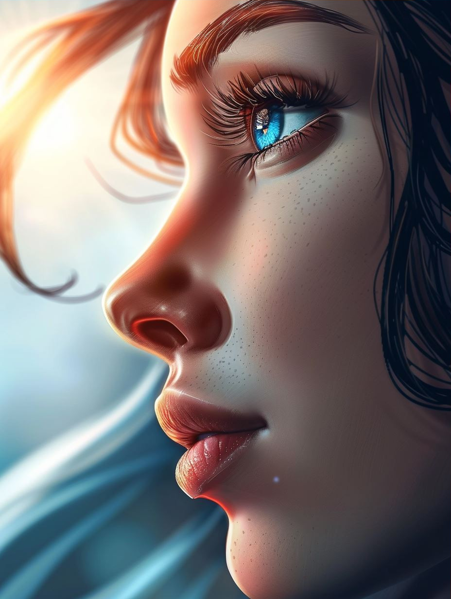 Ethereal Gazes of Dreaming Women - Image 3
