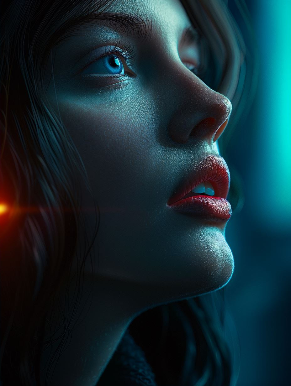 Neon Shadows: Cinematic Portraits - Image 2