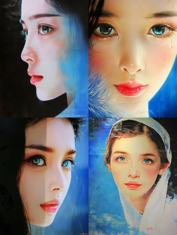 Ethereal Gazes: A Study of Digital Beauty