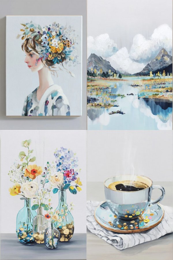 Serene Strokes: A Collection of Modern Art