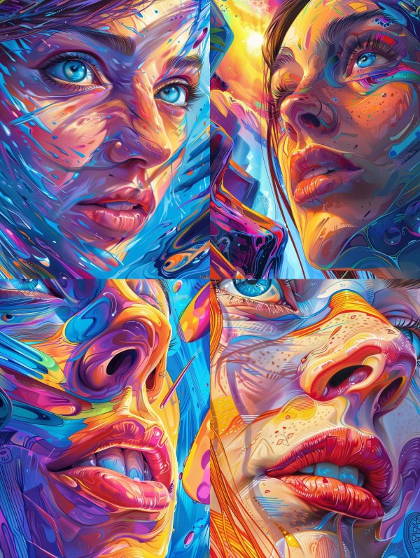 Prismatic Visions of a Digital Muse