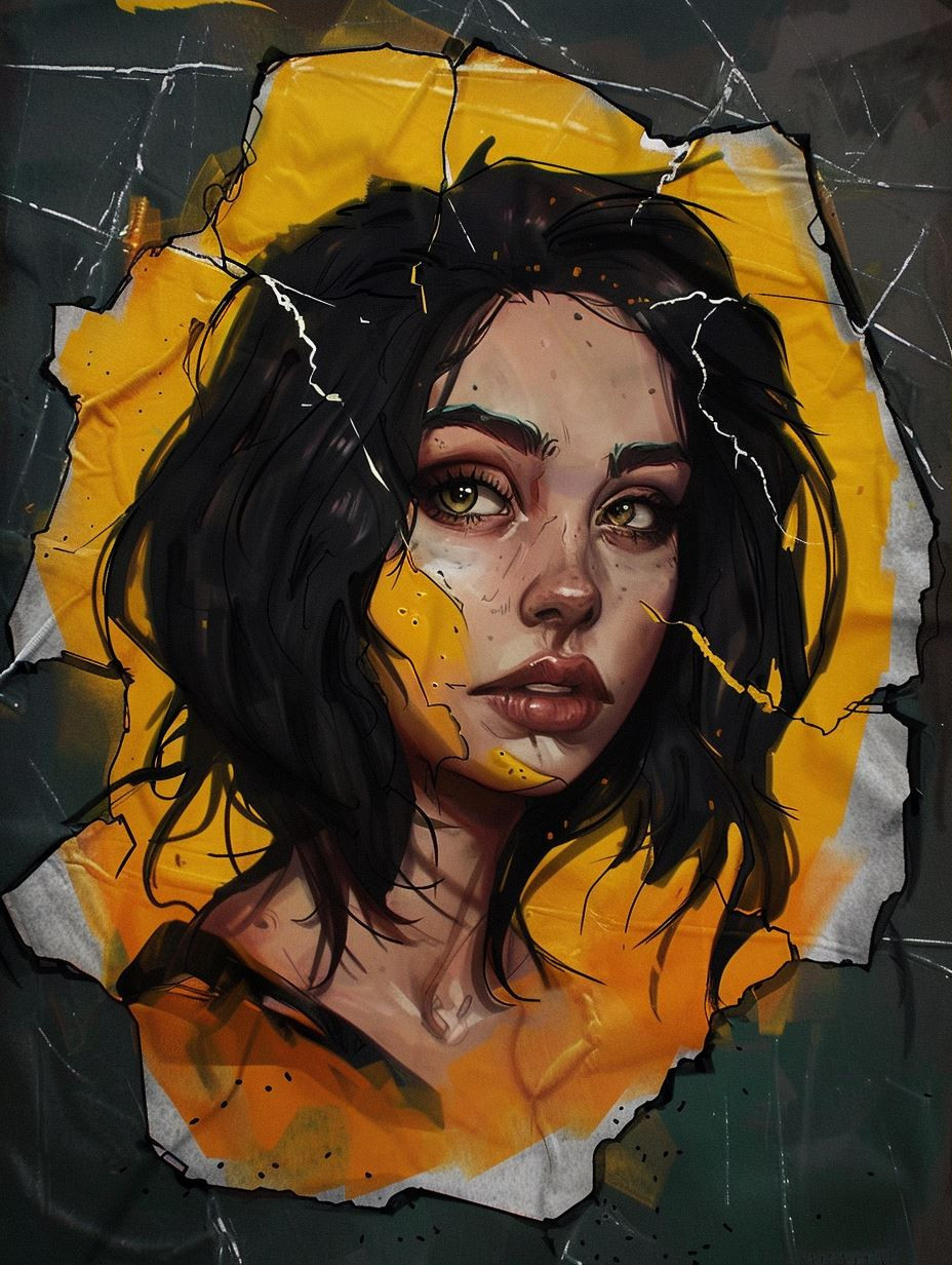 Moody Yellow Contrast Portraits - Image 3