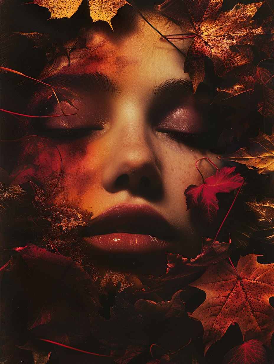 Ethereal Shadows of Floral Decay - Image 2