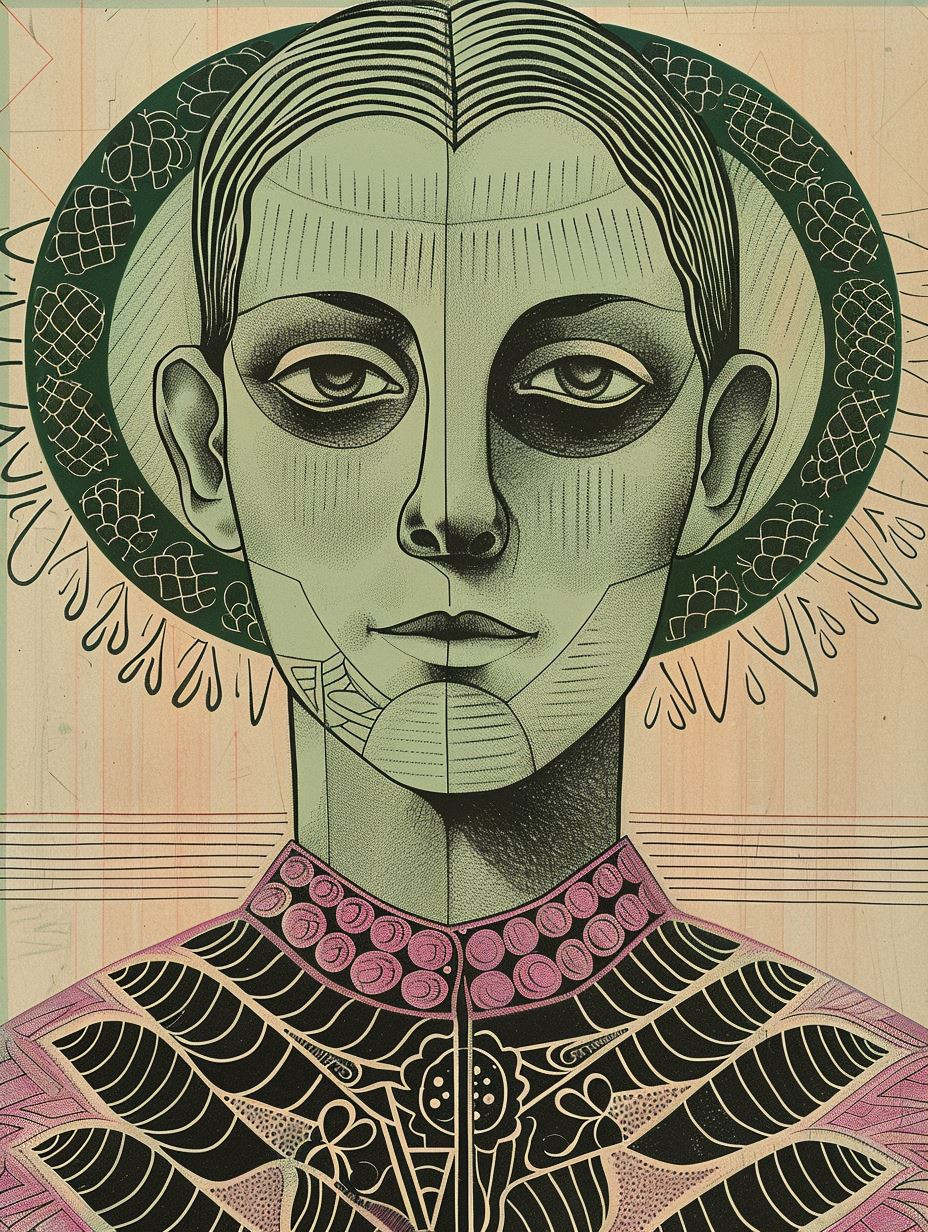 Geometric Soul: A Study in Line - Image 1