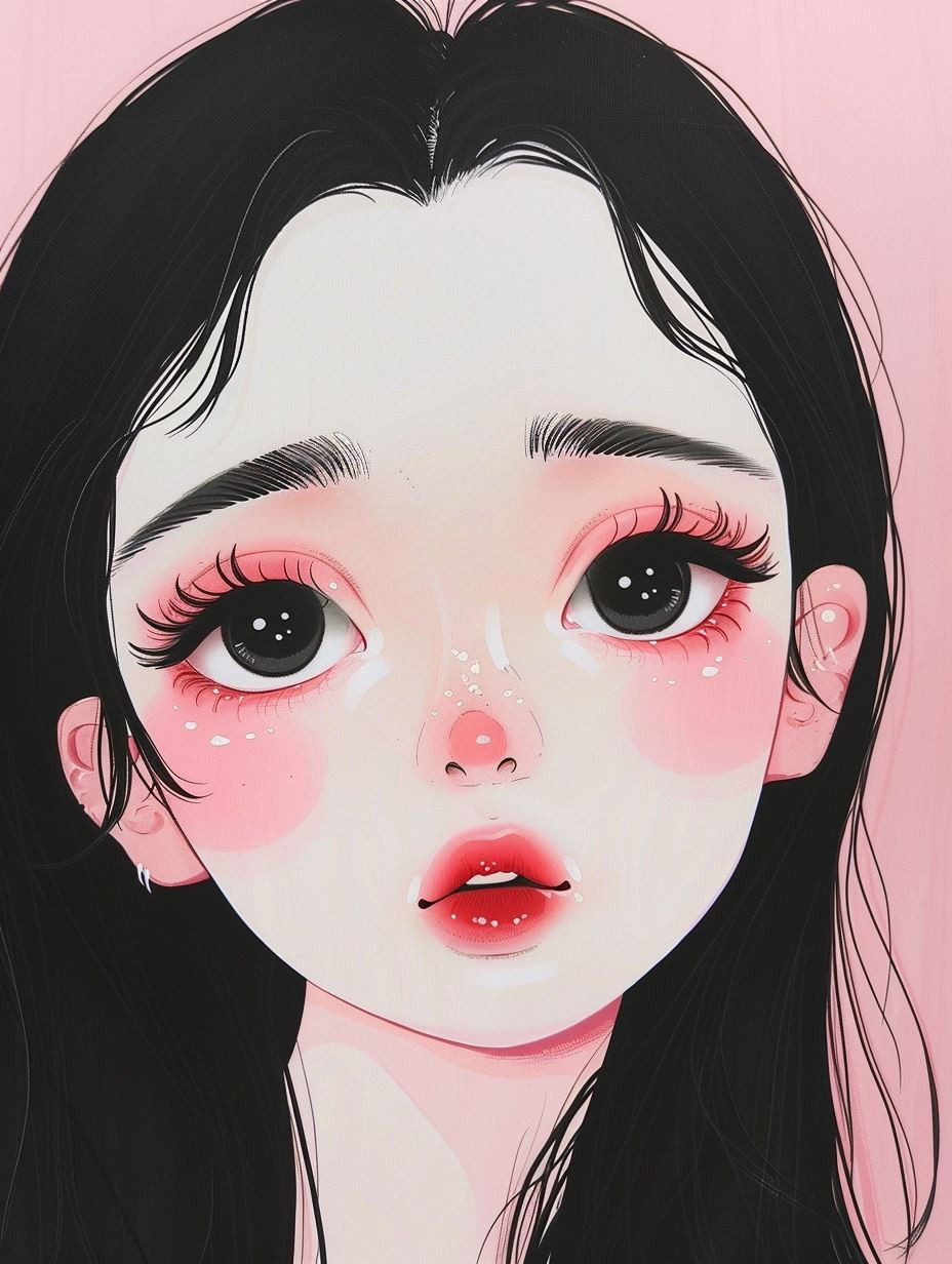 Soft Pastel Anime Portraits - Image 1