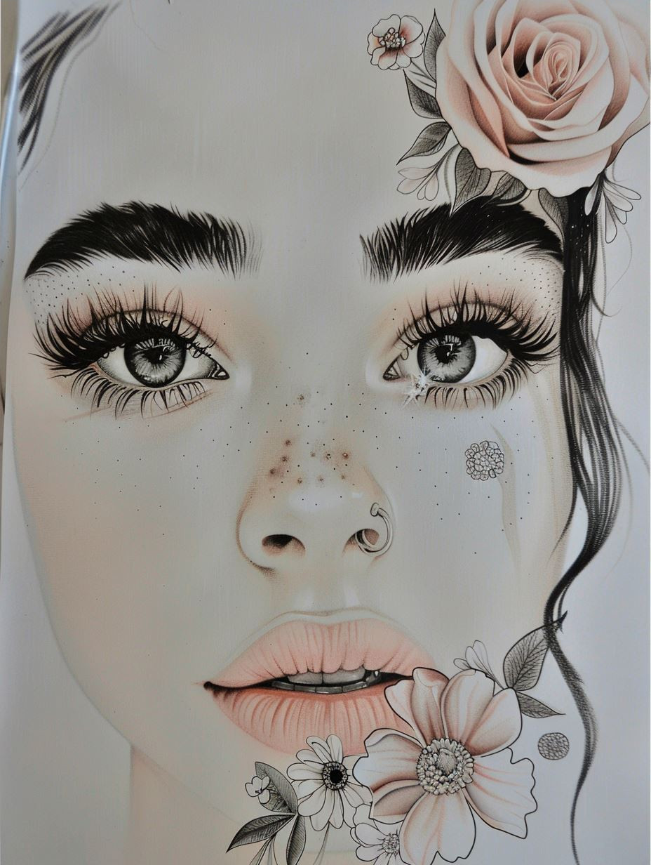 Celestial Stardust Ethereal Portrait - Image 4