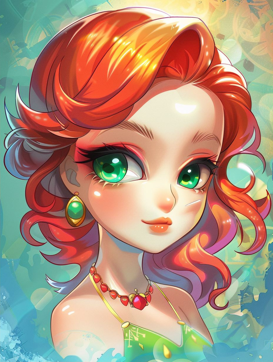 Radiant Inner Peace Portrait - Image 2