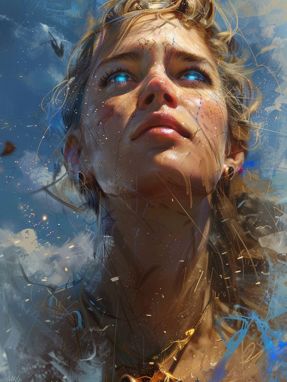 Ethereal Visions of a Celestial Woman - Image 2