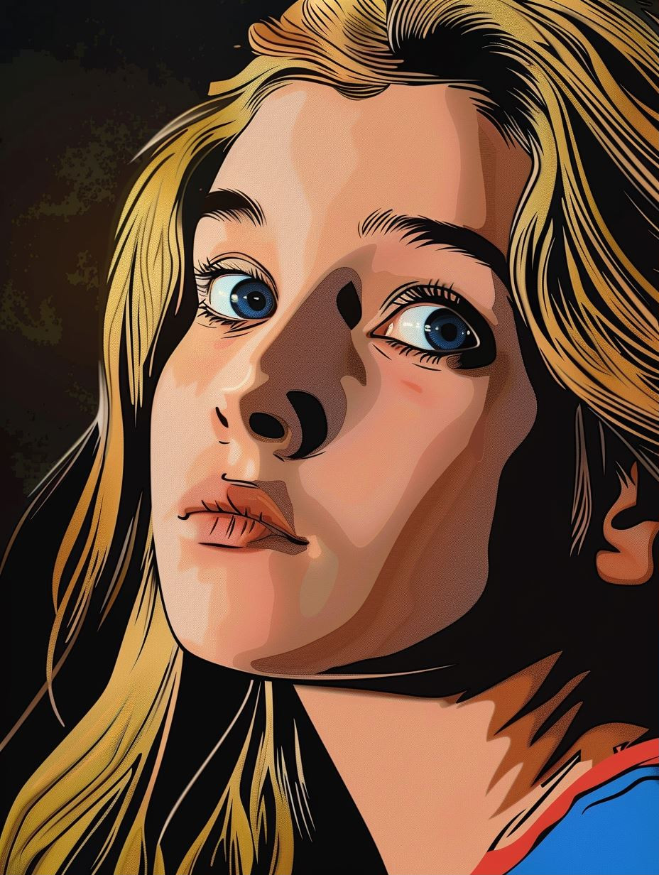 Bold Vector Portrait Study - Image 1