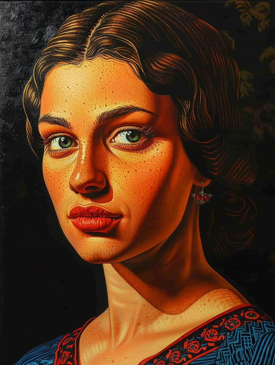 Classical Portraits in Artistic Fusion - Image 2