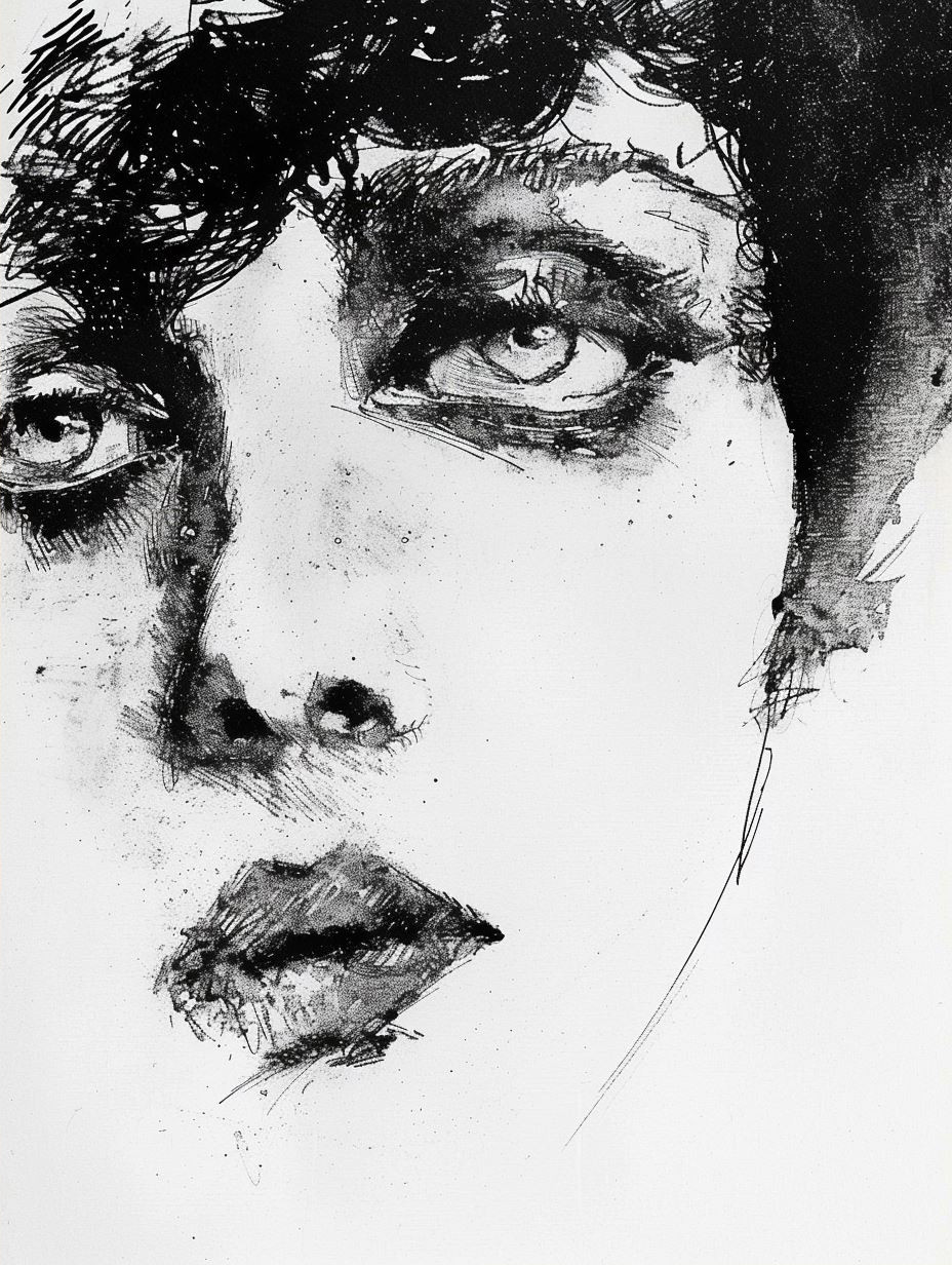 Haunting Ink Portrait Studies - Image 2