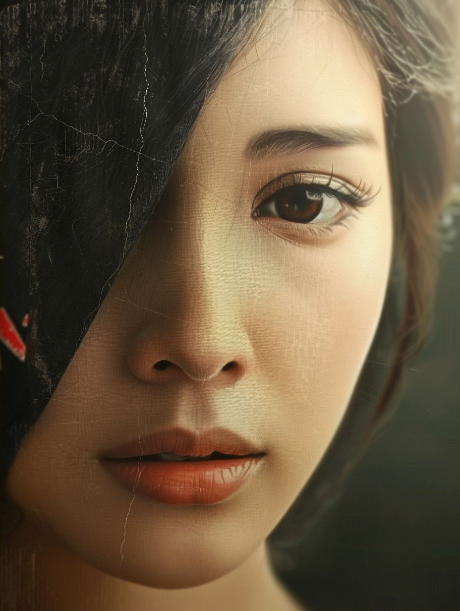 Ethereal Gazes: A Study of Asian Beauty - Image 2