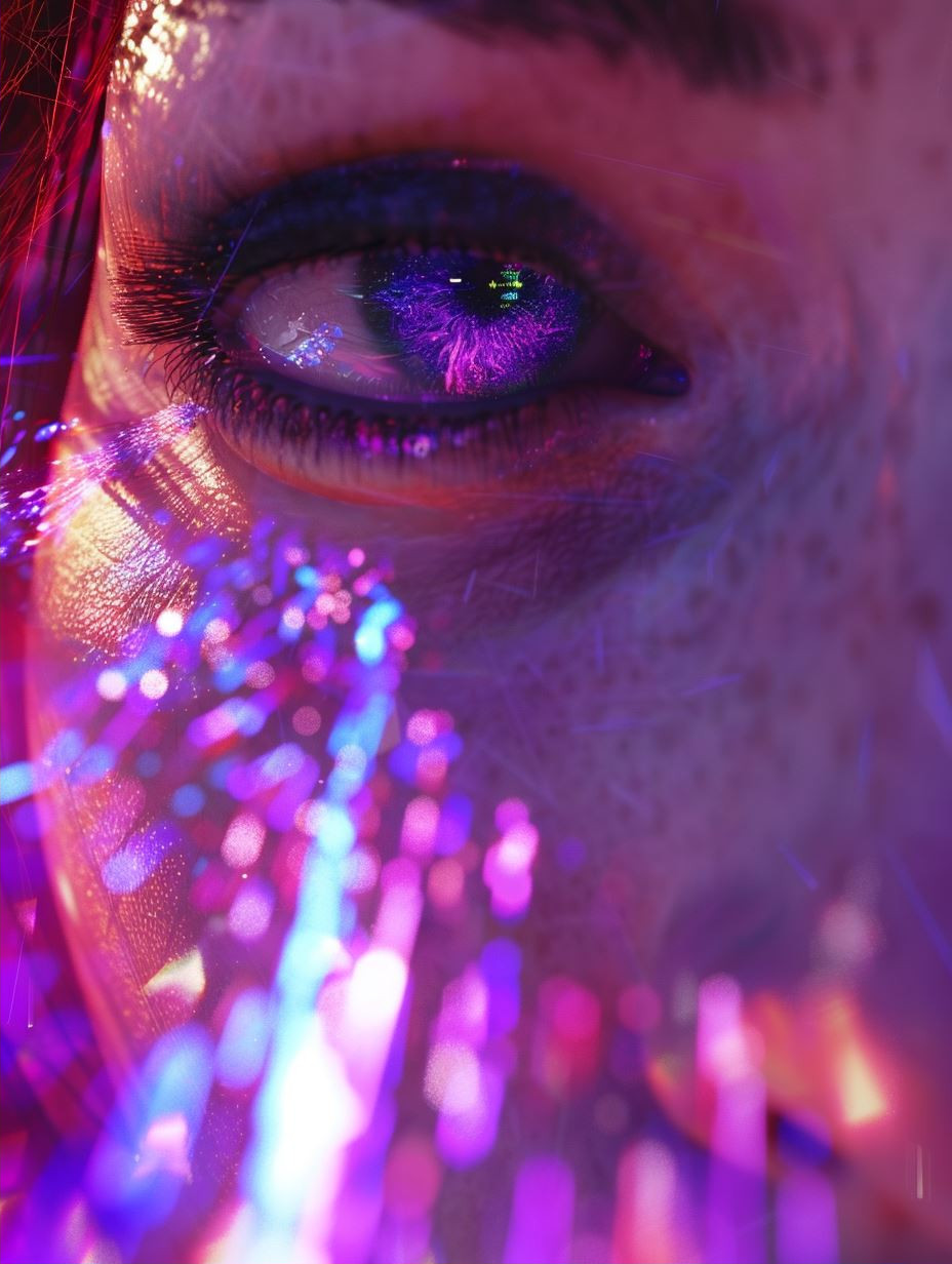 Digital Echoes of a Neon Soul - Image 2
