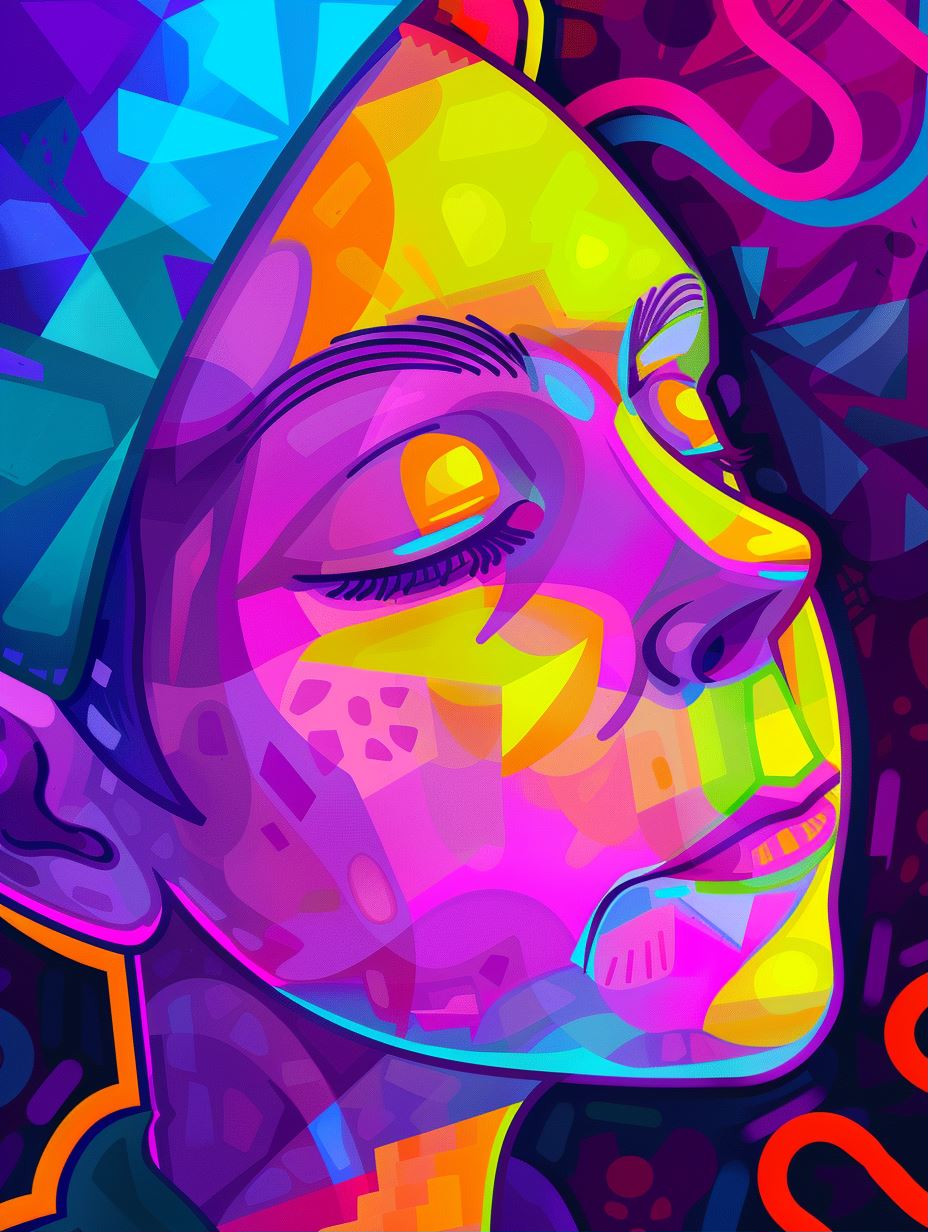 Vibrant Prism Portrait Collection - Image 1