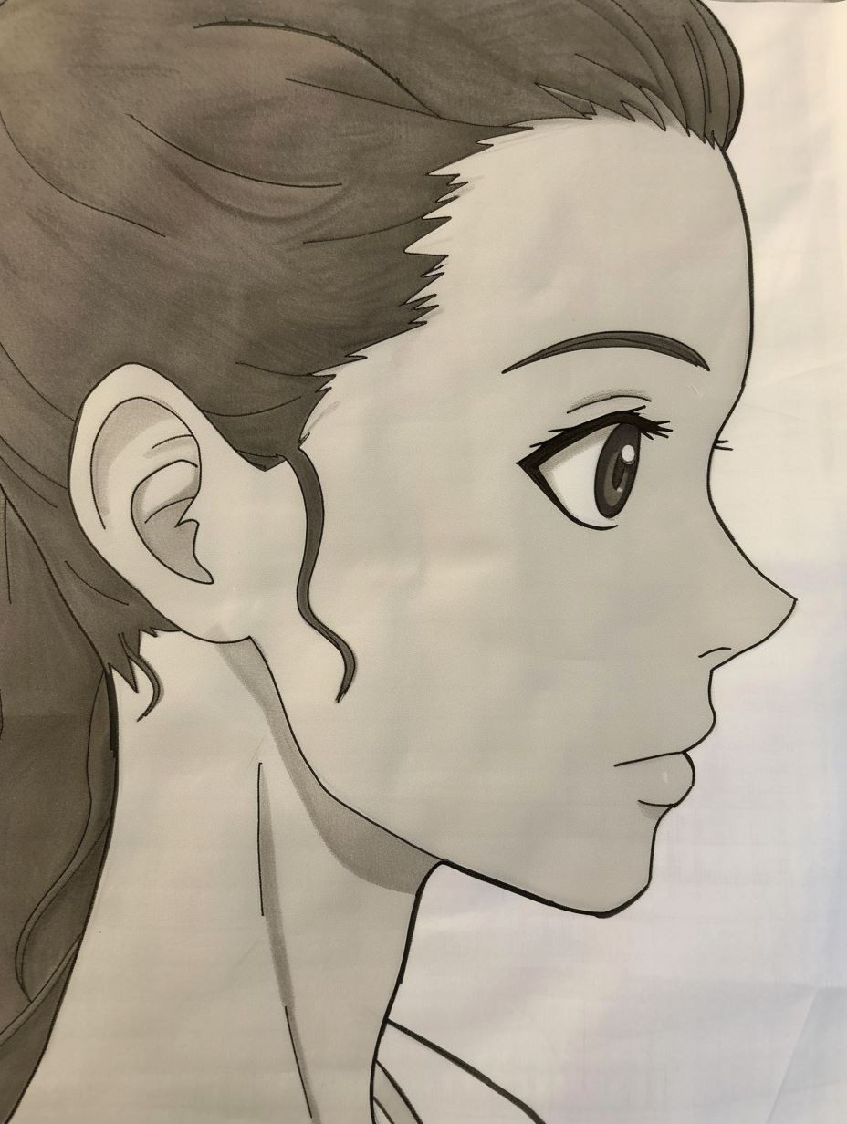 Anime Style Portrait Evolution Study - Image 2